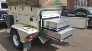 Tauro XT140 Trailer drawer system